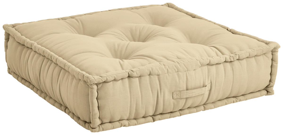 SOFAELEMENT  in Webstoff Taupe  - Taupe, Trend, Textil (80/20/80cm) - P & B