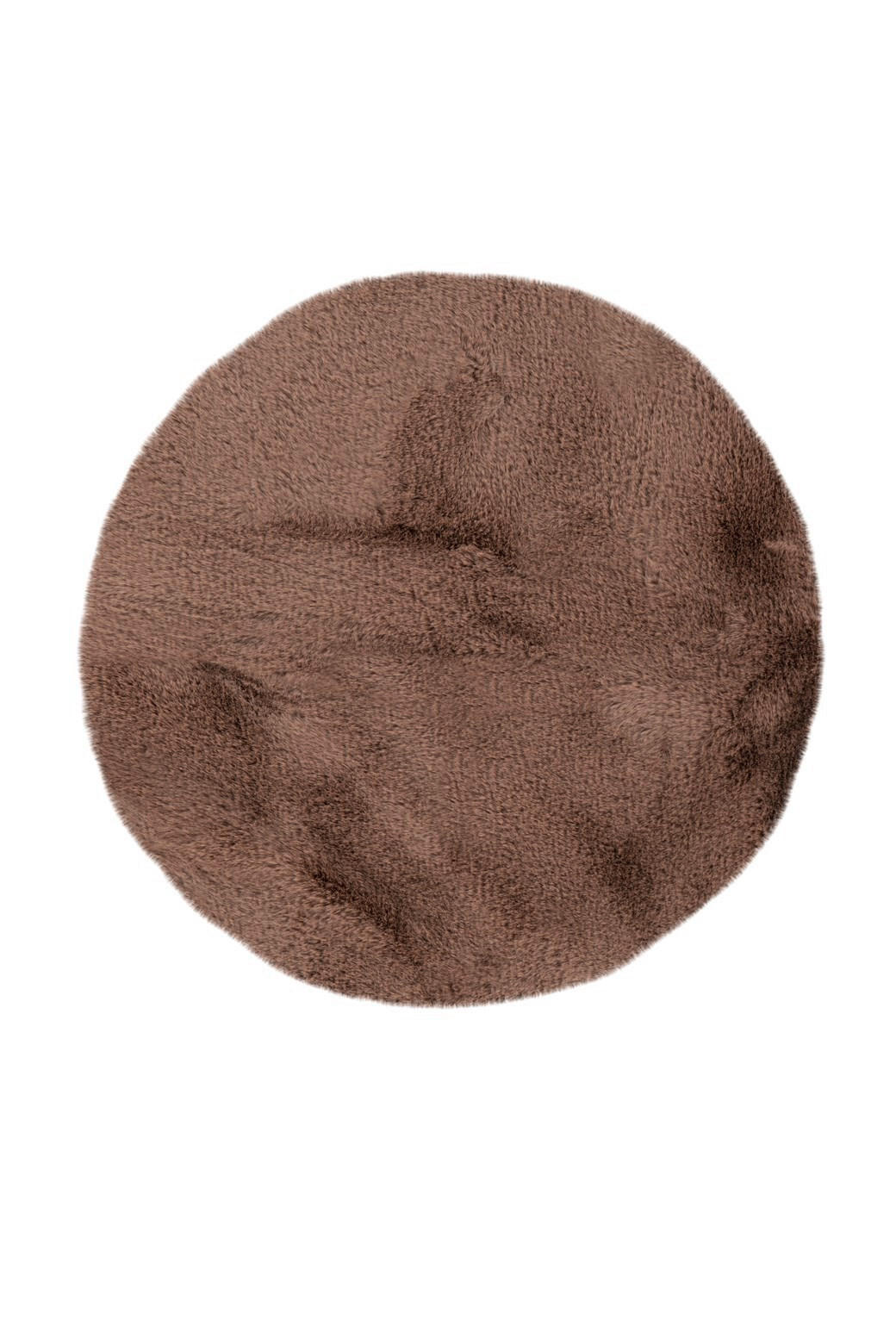 HOCHFLORTEPPICH 100 cm Rabbit 225 Dunkelbeige Beige  - Beige, KONVENTIONELL, Kunststoff (100cm)