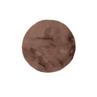 HOCHFLORTEPPICH 100 cm Rabbit 225 Dunkelbeige Beige  - Beige, KONVENTIONELL, Kunststoff (100cm)