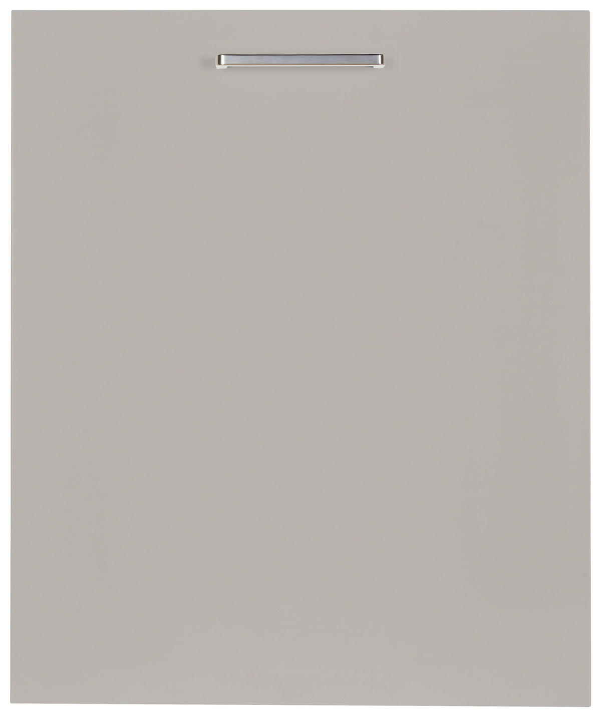 GESCHIRRSPÜLERFRONT 45/72/1,9 cm  in Grau  - Edelstahlfarben/Grau, MODERN, Holzwerkstoff/Metall (45/72/1,9cm) - Nobilia