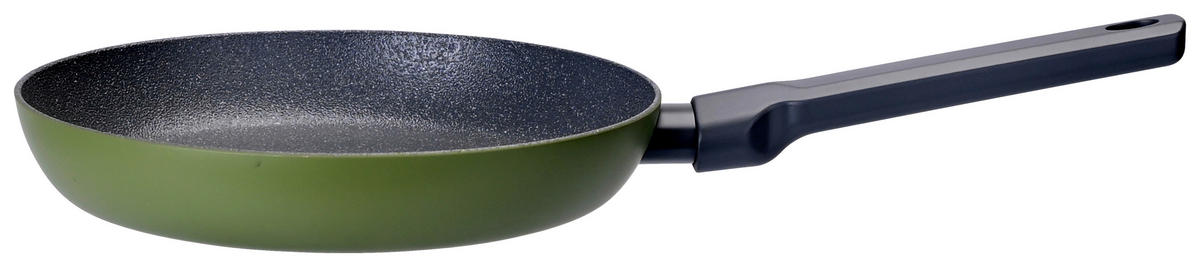 PFANNE 24 cm  - Schwarz/Hellgrün, Basics, Metall (24cm) - Homeware Profession.