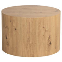 BEISTELLTISCH 60/60/40 cm Eichefarben rund  - Eichefarben, Design, Holzwerkstoff (60/60/40cm) - MID.YOU