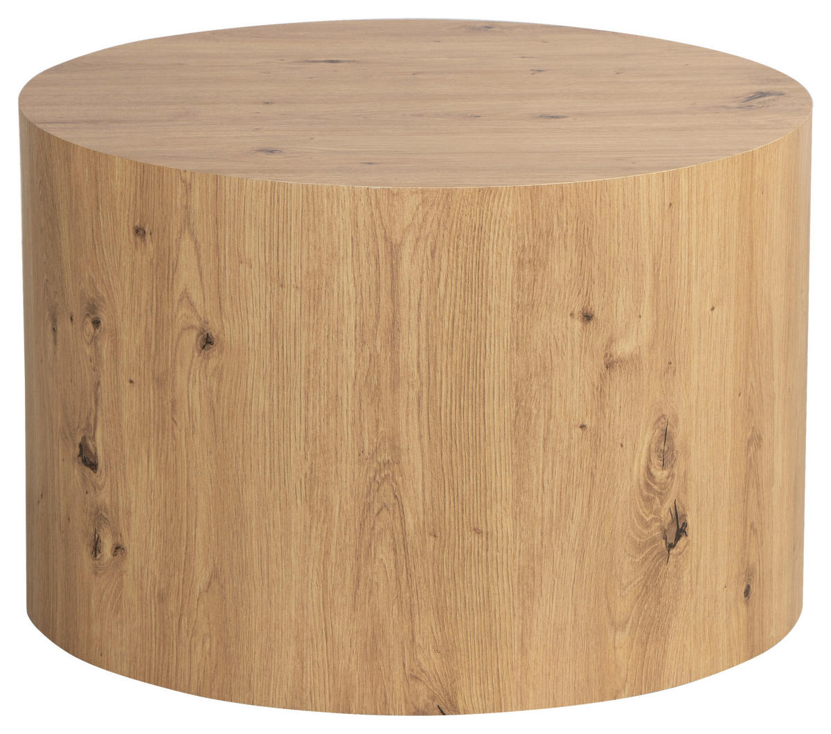 BEISTELLTISCH 60/60/40 cm Eichefarben rund  - Eichefarben, Design, Holzwerkstoff (60/60/40cm) - MID.YOU