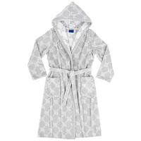 BADEMANTEL Damen  - Silberfarben, Design, Textil (40/42cm) - Joop!