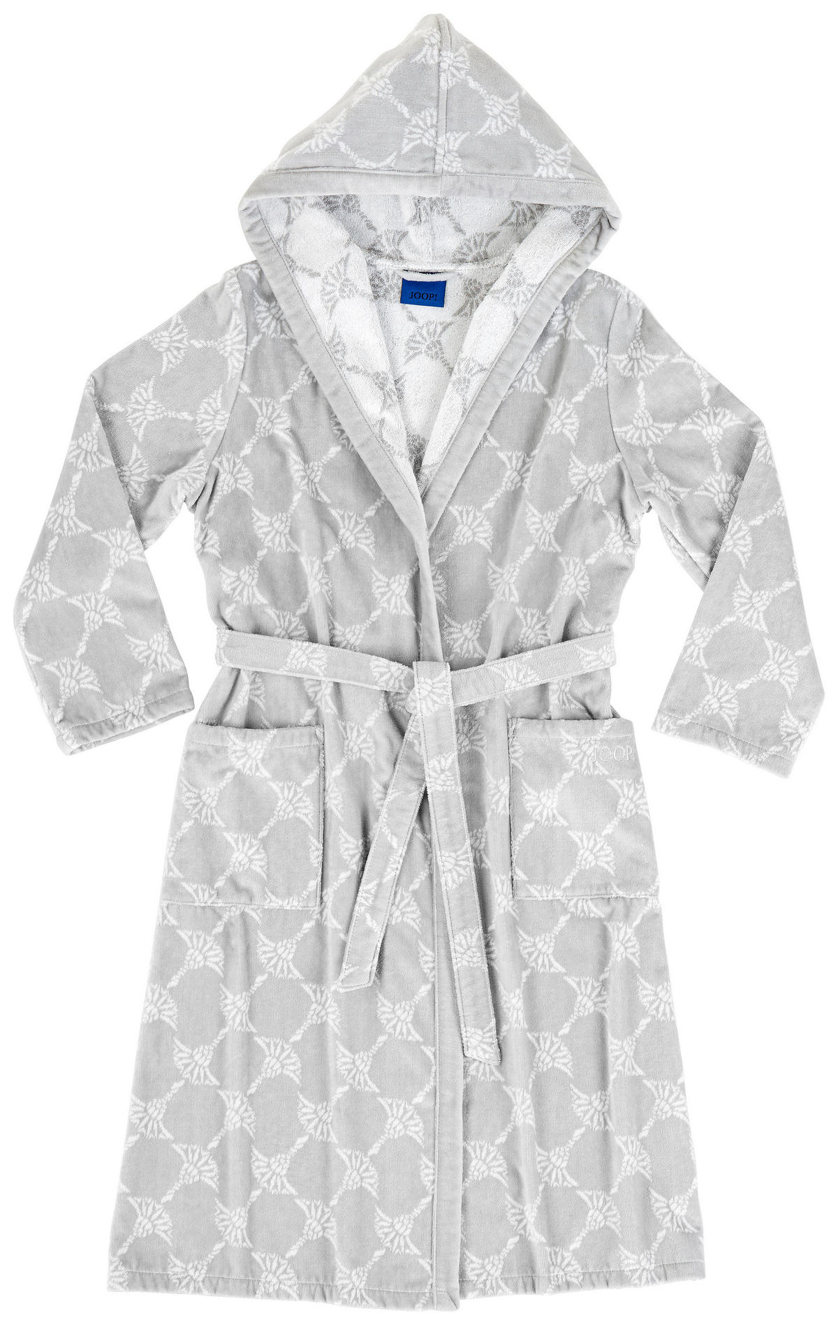 BADEMANTEL Damen  - Silberfarben, Design, Textil (40/42cm) - Joop!