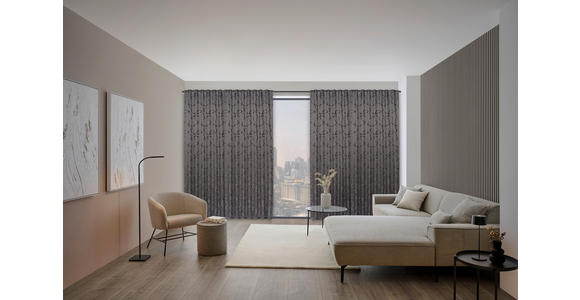 FERTIGVORHANG blickdicht - Taupe, Design, Textil (140/260cm) - Dieter Knoll
