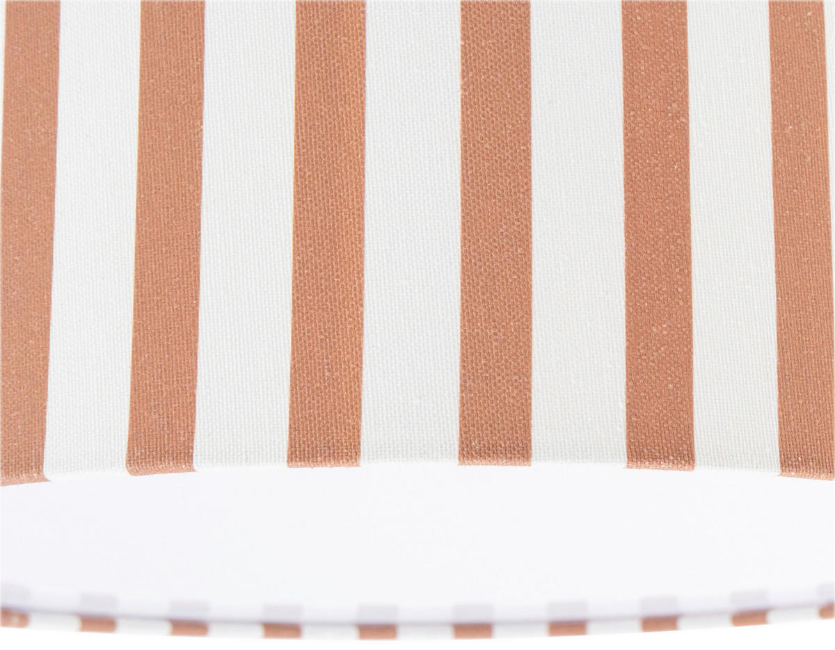 DECKENLEUCHTE  37/13 cm    - Braun/Naturfarben, MODERN, Kunststoff/Textil (37/13cm) - Novel