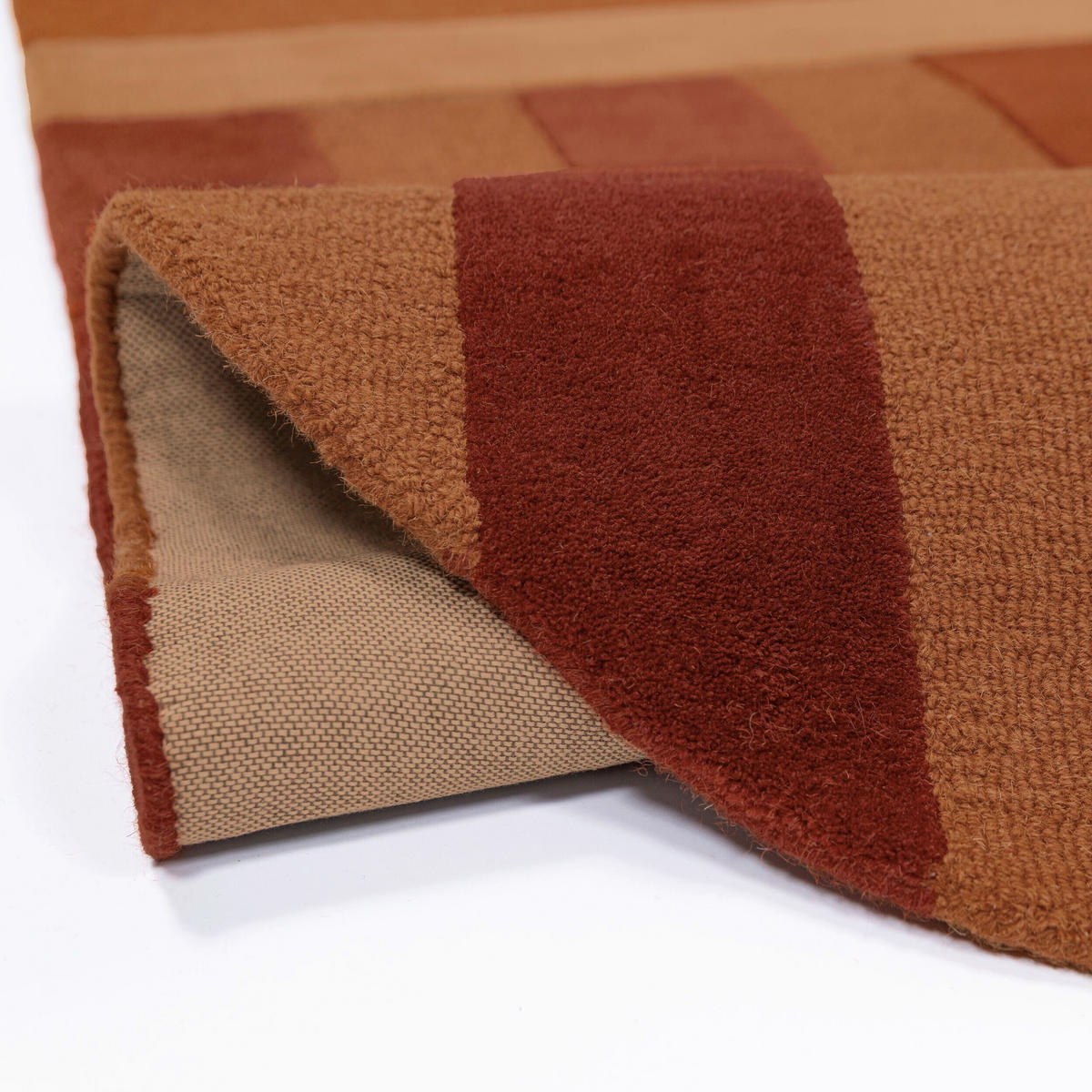 WOLLTEPPICH 140/200 cm Eldon Terracotta oval  - Terracotta, Basics, Textil (140/200cm) - Flair Rugs
