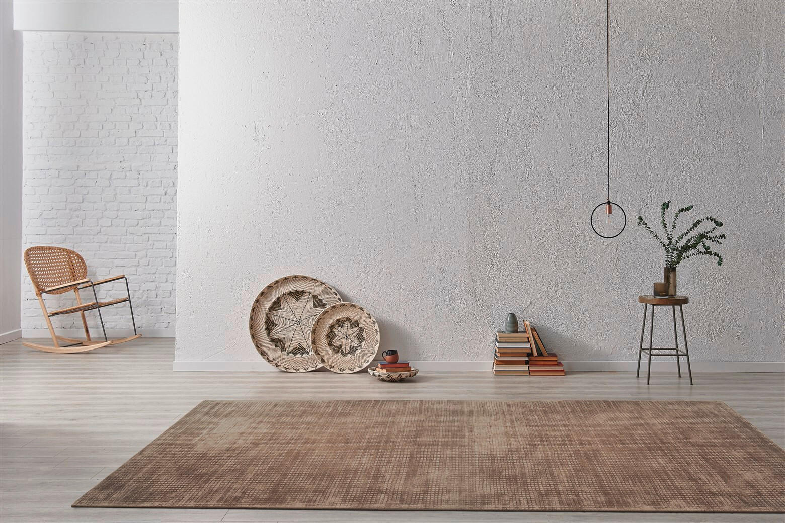 LÄUFER 80/150 cm Bridget 125 Taupe - Taupe, KONVENTIONELL, Textil (80/150cm)