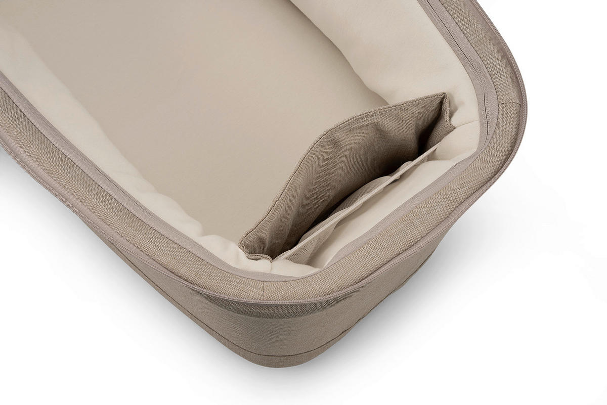 LIEGEWANNE - Haselnussfarben/Naturfarben, Basics, Textil (43/63/90,5cm) - Nuna