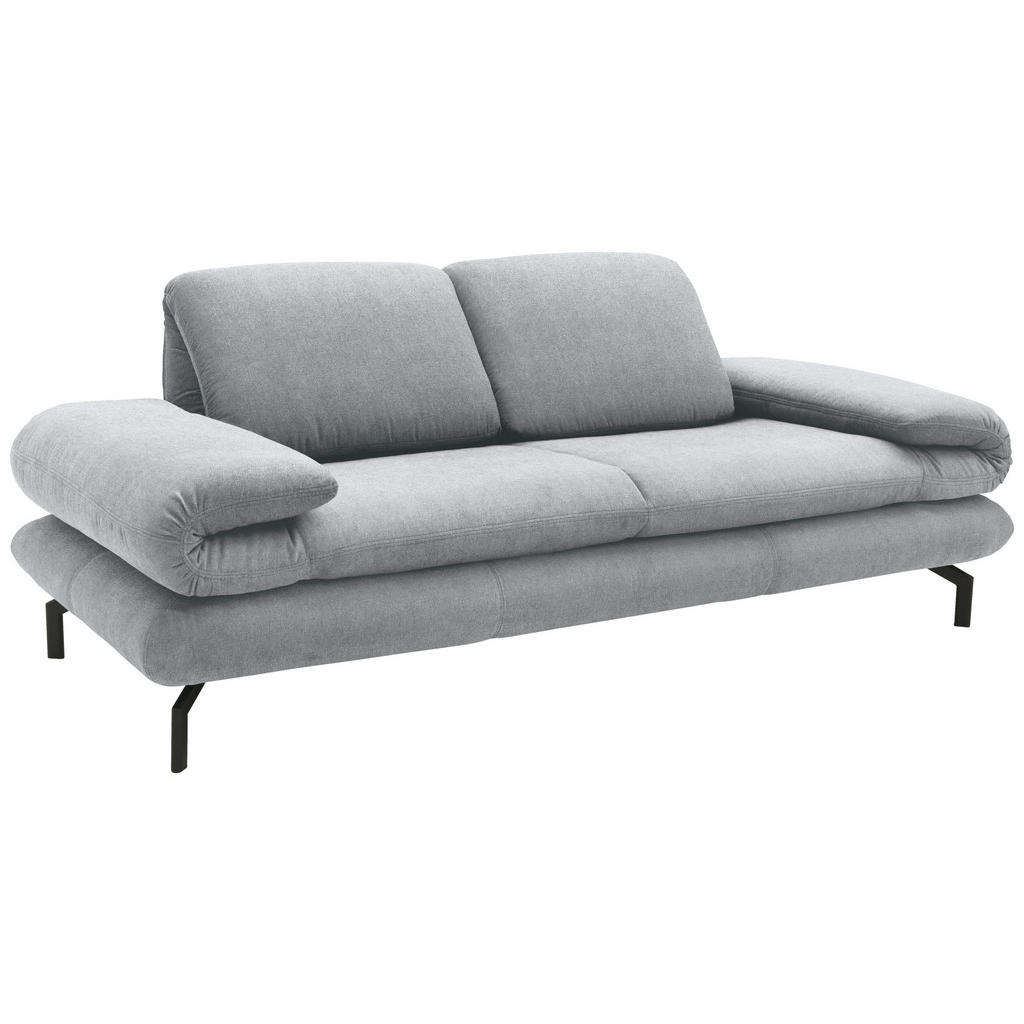 Thumbnail - Looks by W.Joop 2-Sitzer-Sofa Looks Xiii, Silber, Textil, Uni, 204x83x98 cm, Made in EU, FSC Mix, Wohnzimmer, Sofas & Co...