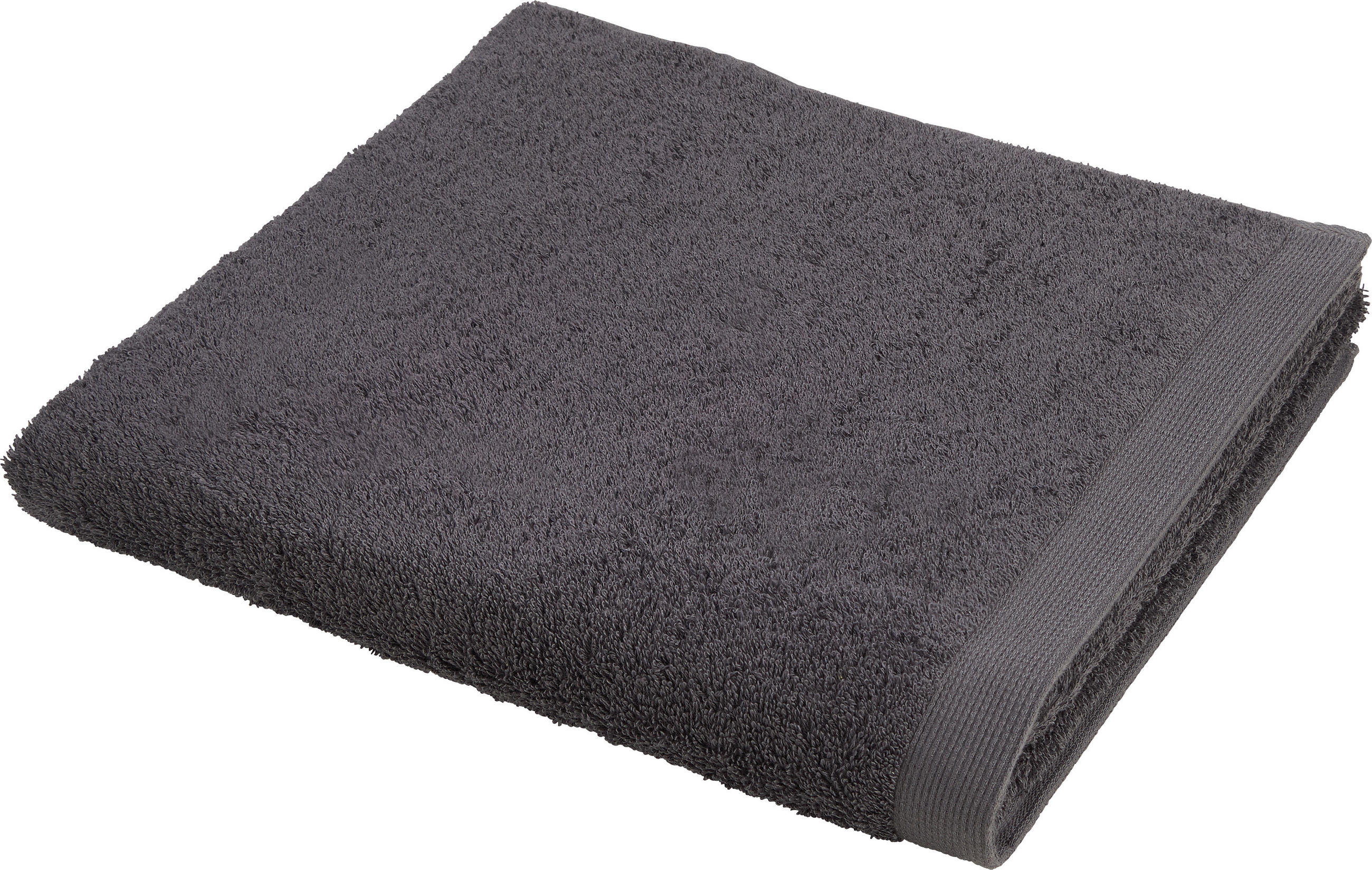 DUSCHTUCH High Line 67/140 cm - Dunkelgrau, Basics, Textil (67/140cm) - Vossen