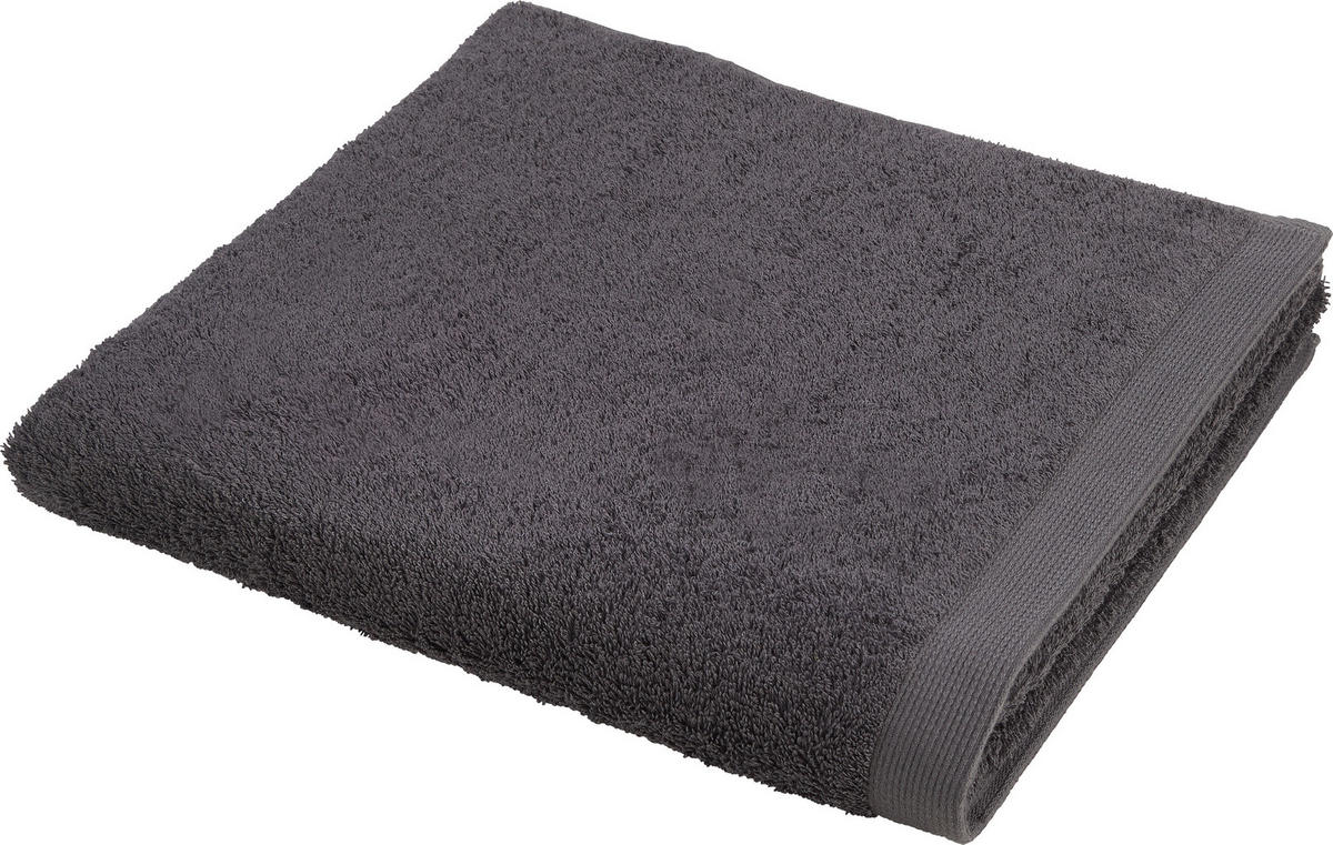 TÖRÖLKÖZŐ 67/140 cm sötétszürke  - sötétszürke, Basics, textil (67/140cm) - Vossen