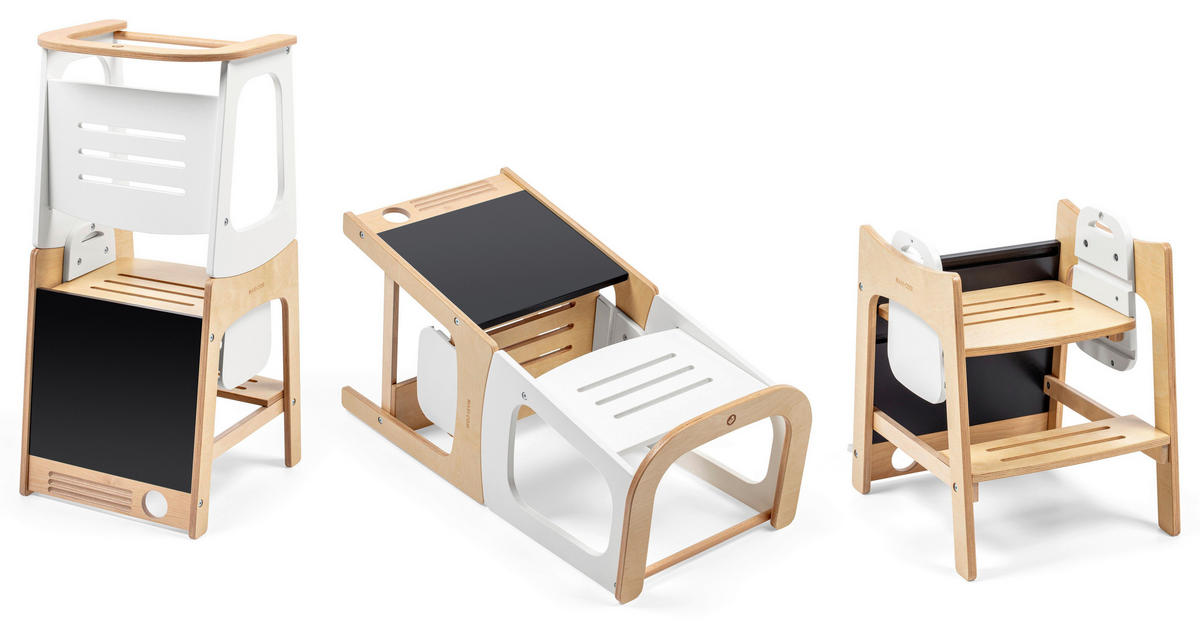 LERNTURM  - Birkefarben, Basics, Holz (43,4/91/46cm) - Maxi-Cosi