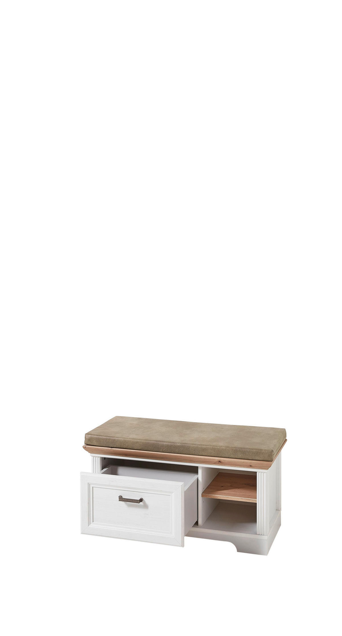 GARDEROBE 5-teilig  in 281/204/41 cm  - Eiche Artisan/Pinienfarben, ROMANTIK / LANDHAUS, Holzwerkstoff (281/204/41cm) - Landscape