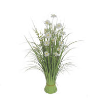 DEKOGRAS  - Weiß/Grün, LIFESTYLE, Kunststoff/Metall (70cm)