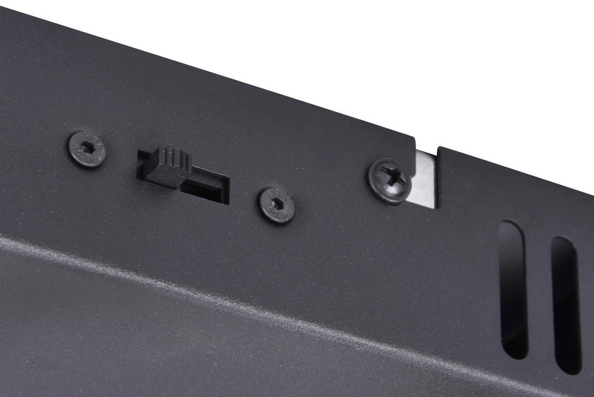 LED-DECKENLEUCHTE    90/14,5/20,5 cm  - Schwarz/Alufarben, Design, Metall (90/14,5/20,5cm)