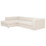 Ecksofa Creme Rücken echt - Creme/Schwarz, Design, Kunststoff/Textil (194/304cm) - Dieter Knoll Ecksofa Creme Rücken echt - Creme/Schwarz, Design, Kunststoff/Textil (194/304cm) - Dieter Knoll