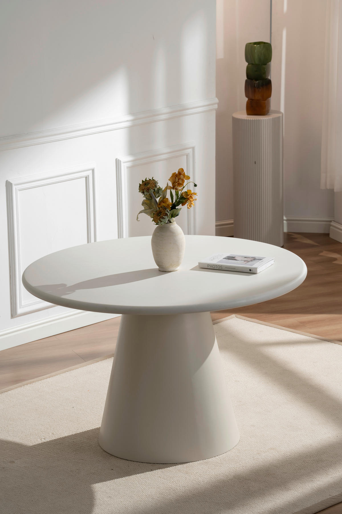 ESSTISCH in Holzwerkstoff 120/120/76 cm  - Weiß, Design, Holzwerkstoff (120/120/76cm) - Ambia Home