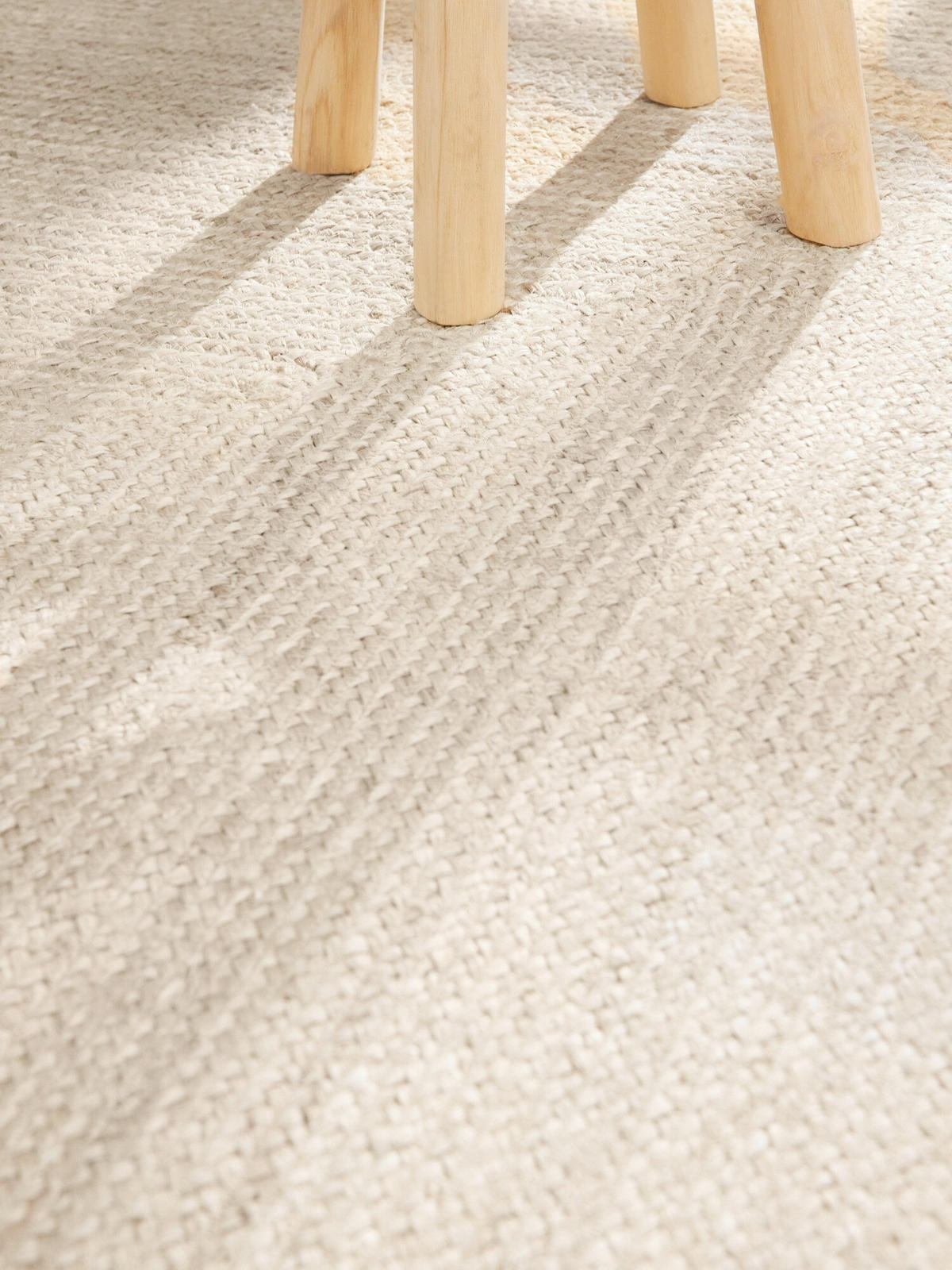JUTETEPPICH 200/300 cm Juno Weiß rechteckig  - Weiß, Natur, Textil (200/300cm) - Hanse Home