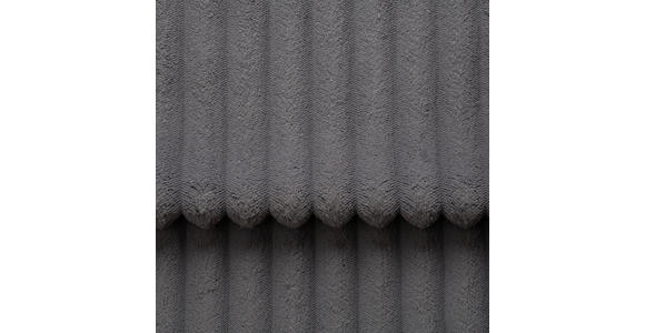 SCHLAFSOFA Cord Anthrazit  - Anthrazit/Schwarz, KONVENTIONELL, Kunststoff/Textil (246/90/105cm) - Carryhome
