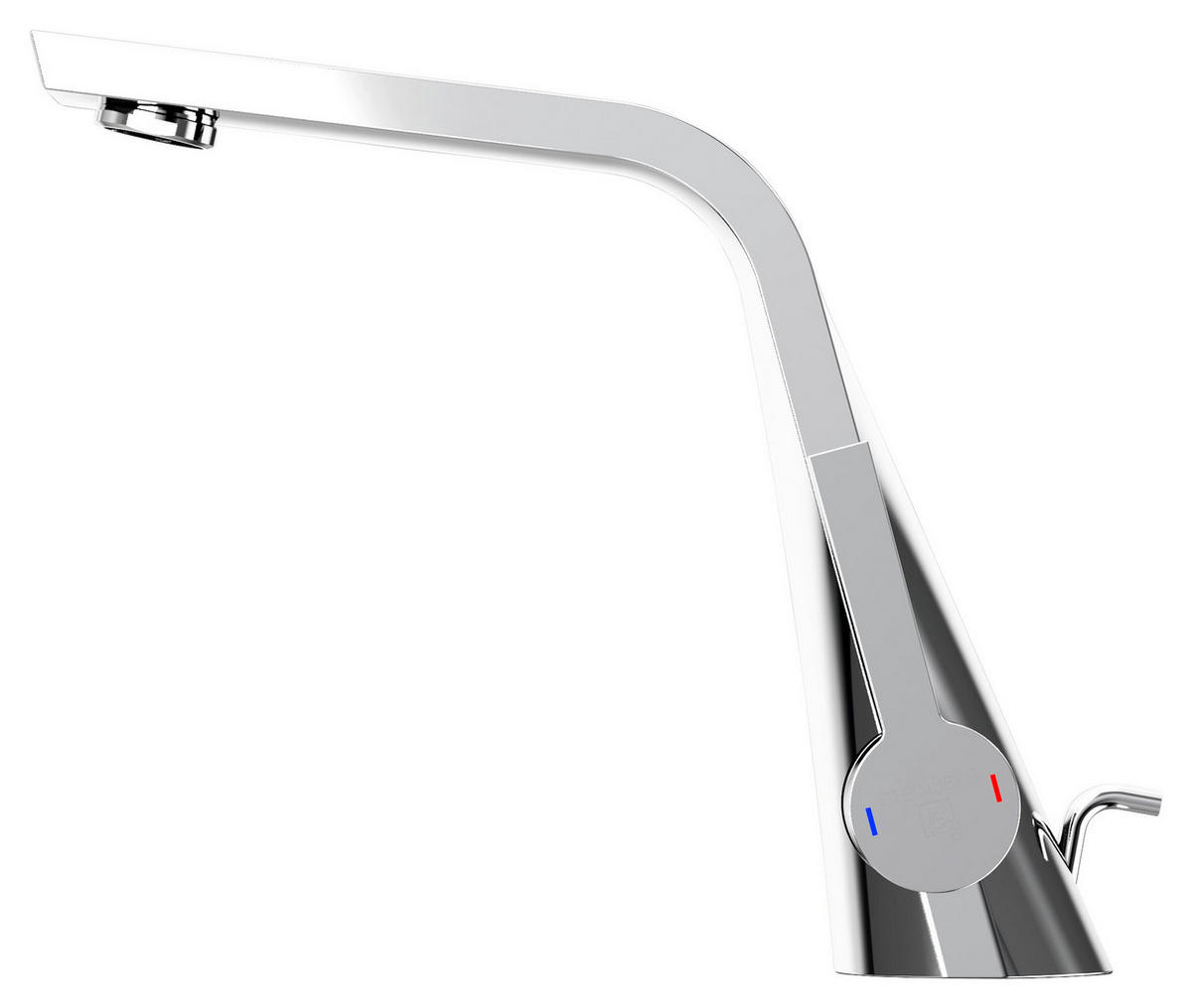WASCHTISCHARMATUR 5,4/18,1/20,8 cm  - Chromfarben, MODERN, Metall (5,4/18,1/20,8cm)