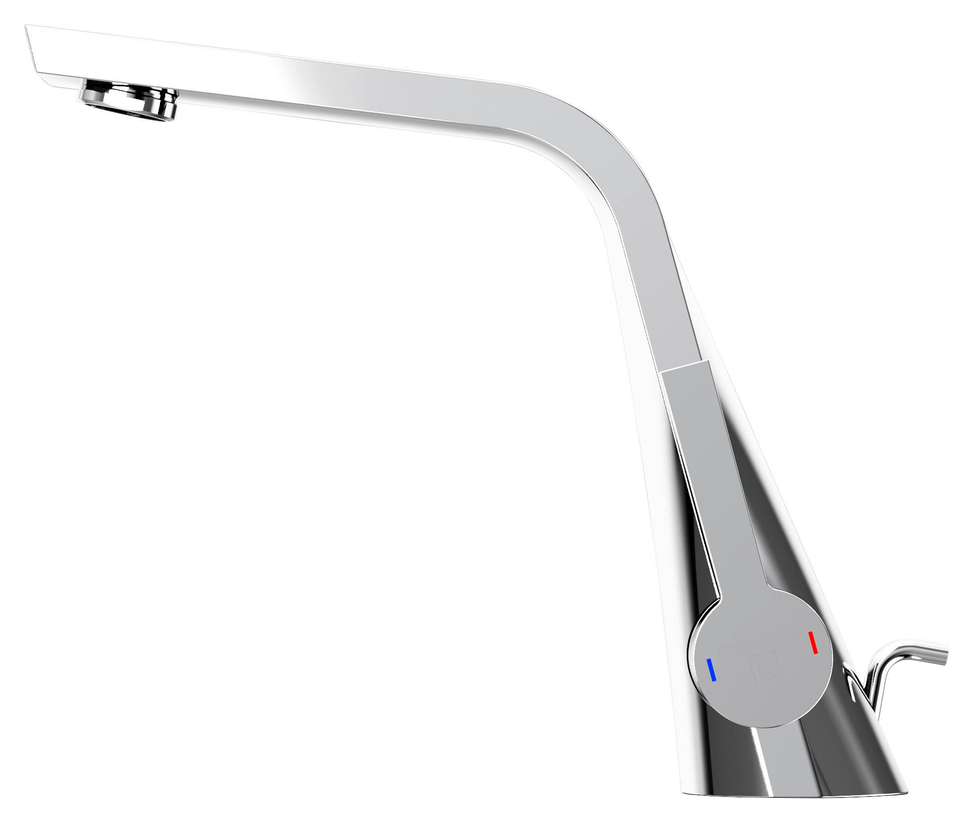 Thumbnail - Waschtischarmatur Steinberg Serie 260, Chrom, Metall, 5.4x18.1x20.8 cm, Made in Germany, flexible Anschlussschläuche, Ke...