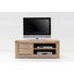 TV-ELEMENT Wildeiche massiv Sonoma Eiche - Edelstahlfarben/Sonoma Eiche, Basics, Holz/Metall (125/51/50cm) - Carryhome