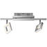 LED-STRAHLER - Chromfarben/Alufarben, Design, Kunststoff/Metall (44,5/8/19cm) - Novel LED-STRAHLER - Chromfarben/Alufarben, Design, Kunststoff/Metall (44,5/8/19cm) - Novel