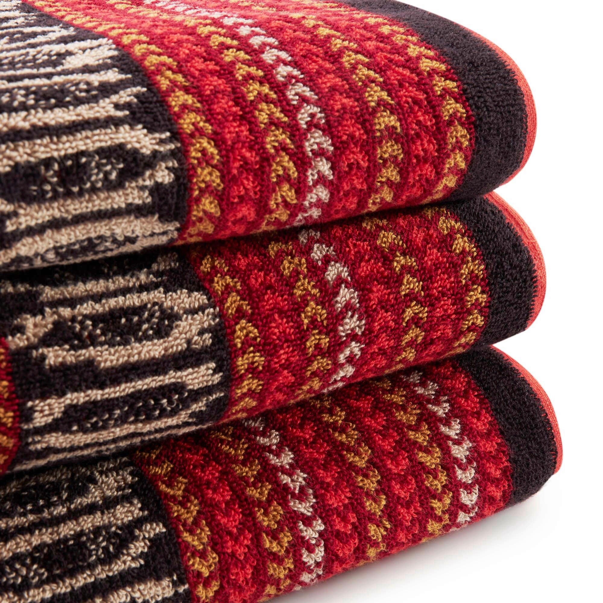 GÄSTETUCH Roccaraso Rot  - Rot, Basics, Textil (40/60cm) - Bassetti
