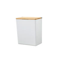 AUFBEWAHRUNGSBOX - Naturfarben/Weiß, Basics, Holz/Kunststoff (18,2/21/10,2cm) - Tesa