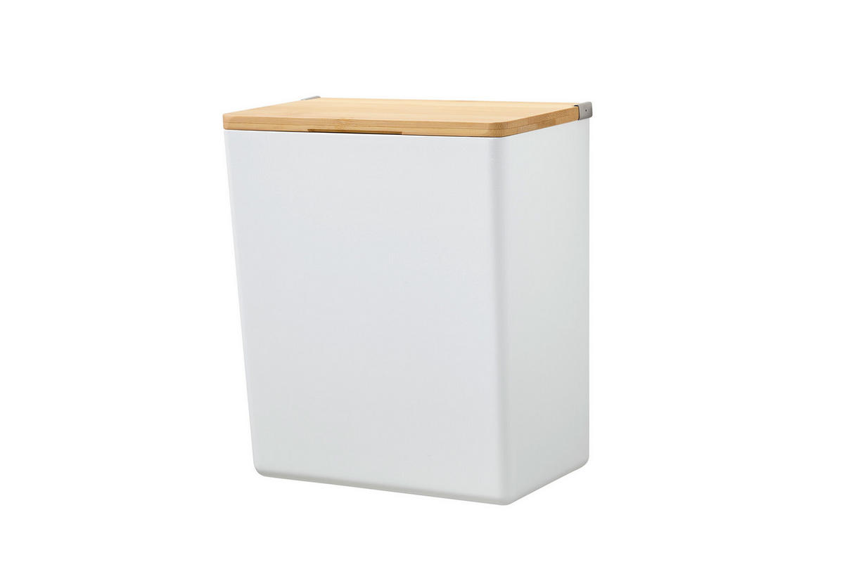 AUFBEWAHRUNGSBOX - Naturfarben/Weiß, Basics, Holz/Kunststoff (18,2/21/10,2cm) - Tesa