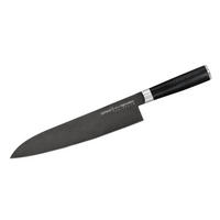 NOŽ ZA ŠEFA KUHINJE  MO-V STONEWASH 37.5/5.1/2.4 cm            - črna, Basics, kovina/leseni material (37.5/5.1/2.4cm) - Samura