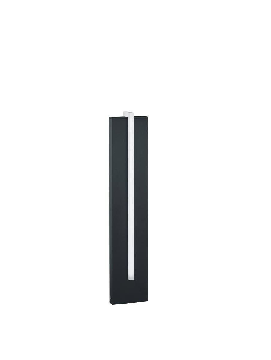 AUßENSTEHLEUCHTE Oki 16/8/83 cm   - Graphitfarben, Design, Kunststoff/Metall (16/8/83cm) - Helestra