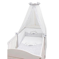 GITTERBETTSET Big Willi  - Creme/Weiß, Basics, Textil (100/135cm) - Bebe's Collection