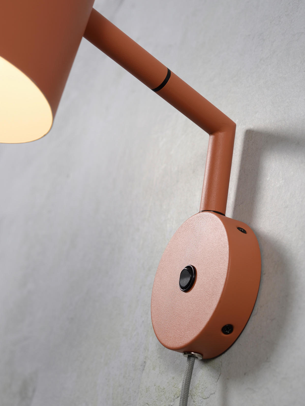 VÄGGLAMPA Marseille 33/15/33 cm   - terrakotta, Design, metall (33/15/33cm) - It's about Romi