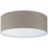 DECKENLEUCHTE - Taupe/Weiß, KONVENTIONELL, Textil/Metall (98/17cm) DECKENLEUCHTE - Taupe/Weiß, KONVENTIONELL, Textil/Metall (98/17cm)
