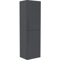 MIDISCHRANK 40/138/32 cm  - Anthrazit/Schwarz, MODERN, Glas/Holzwerkstoff (40/138/32cm) - MID.YOU