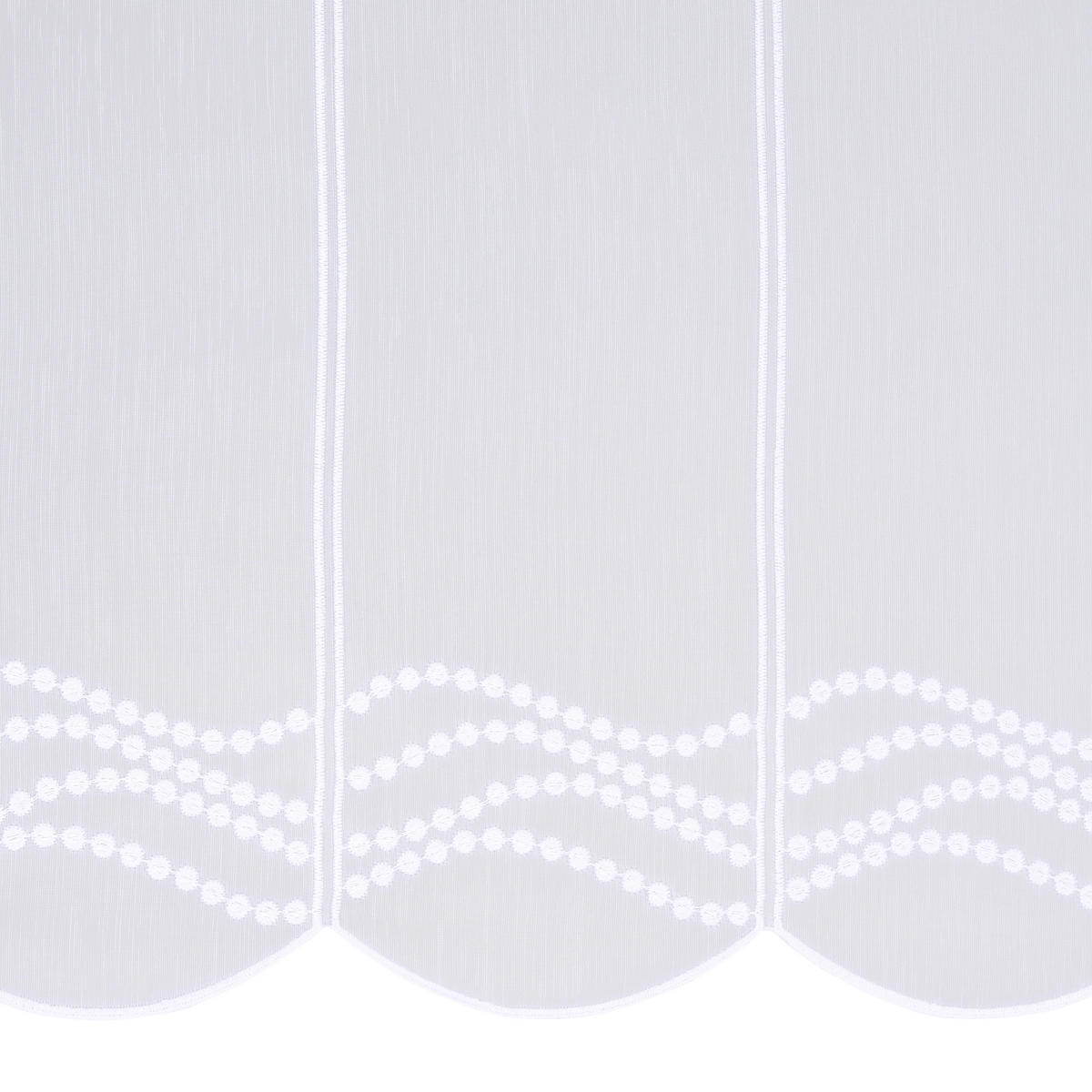 KURZGARDINE 50 cm   - Weiß, KONVENTIONELL, Textil (50cm) - Esposa