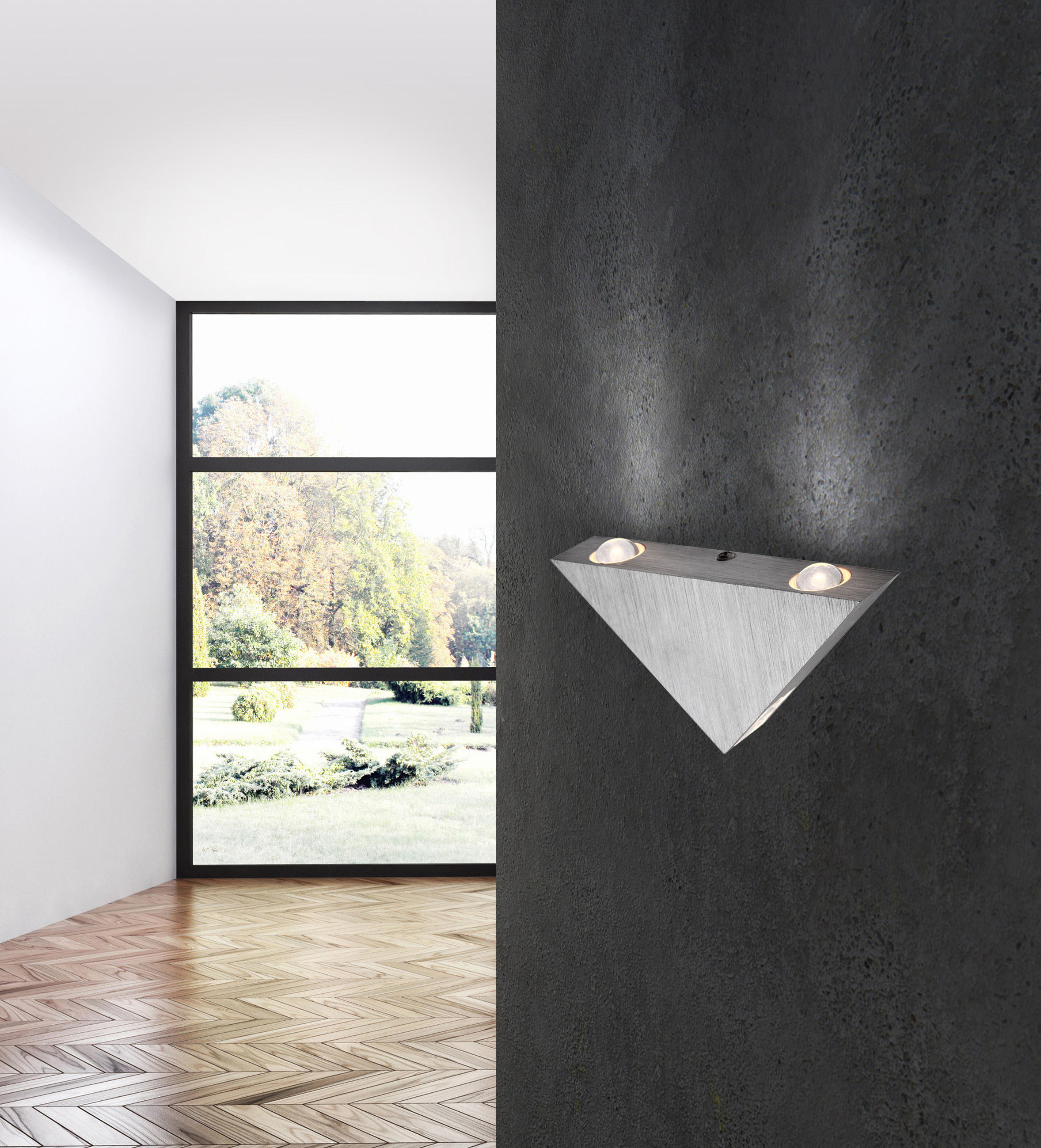 LED VÄGGLAMPA Gordon 16,5/3/9 cm   - Design, metall/plast (16,5/3/9cm) - Globo