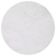 COUCHTISCH Marmor rund Weiß, Goldfarben 65/65/45 cm  - Goldfarben/Weiß, Design, Stein/Metall (65/65/45cm) - Landscape