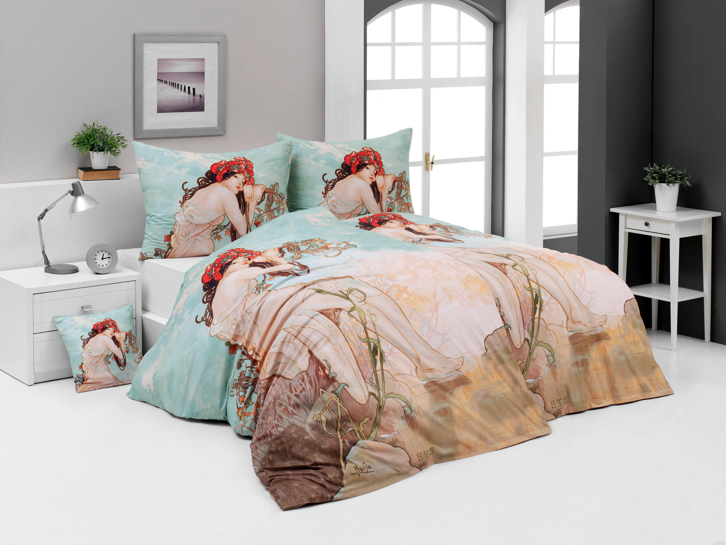 Matejovsky POSTEĽNÁ BIELIZEŇ, renforcé, viacfarebná, 140/200 cm