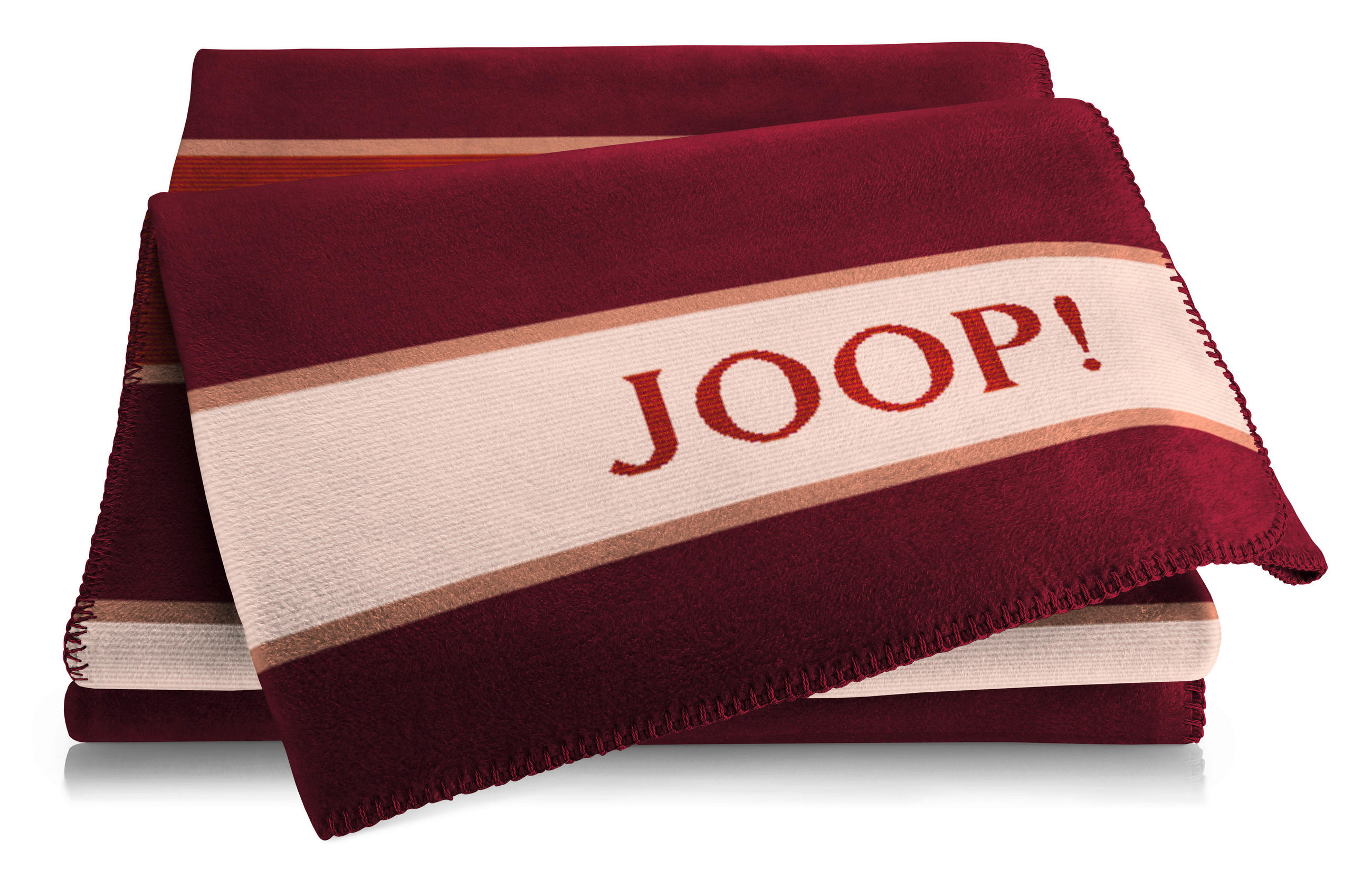 WOHNDECKE JOOP! HW 2025/26 150/200 cm  - Ecru/Bordeaux, Design, Textil (150/200cm) - Joop!