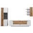 WOHNWAND in Eichefarben, Weiß - Eichefarben/Anthrazit, MODERN, Glas/Holz (317/196,8/49,2cm) - Dieter Knoll WOHNWAND in Eichefarben, Weiß - Eichefarben/Anthrazit, MODERN, Glas/Holz (317/196,8/49,2cm) - Dieter Knoll