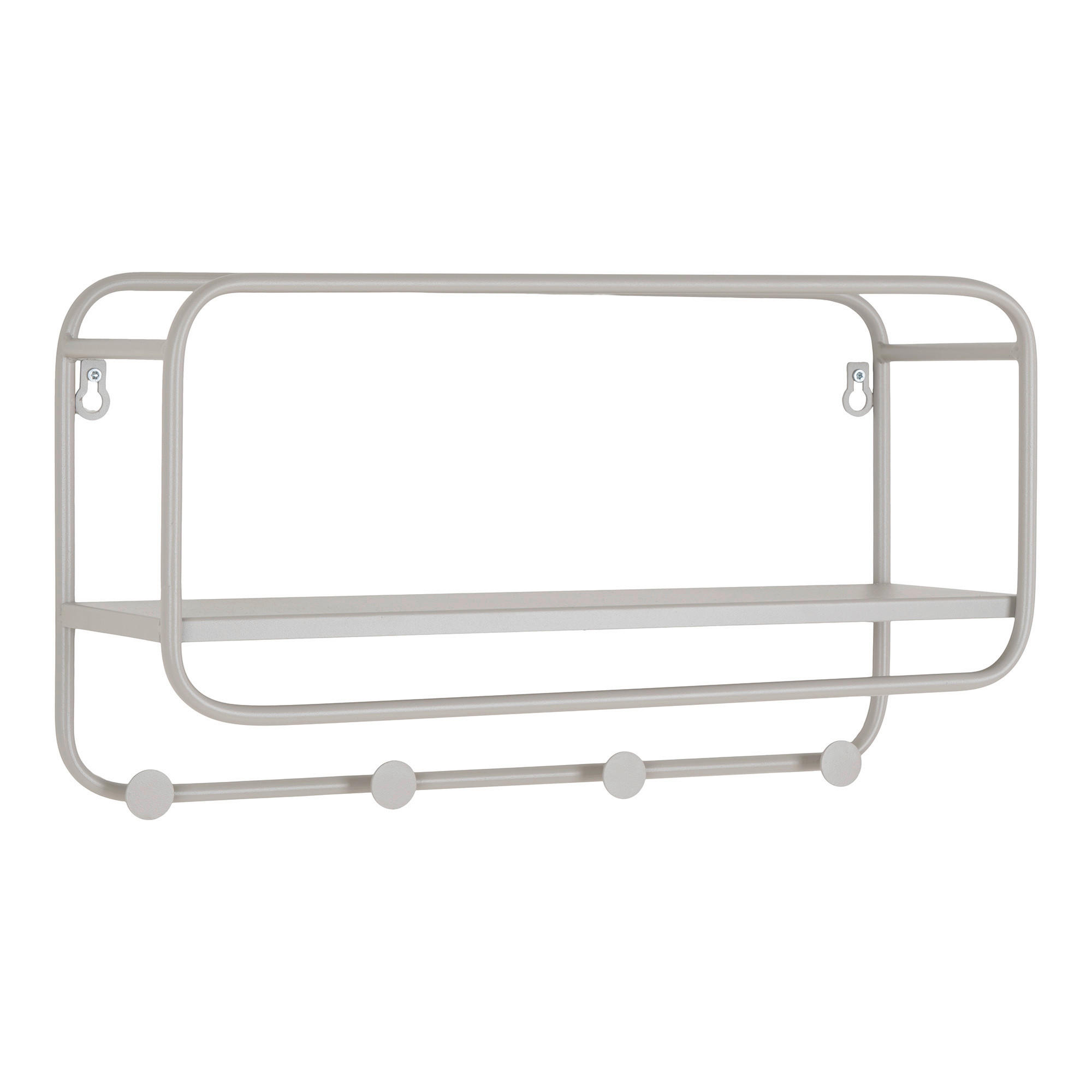 HUTABLAGE  in Hellgrau  - Hellgrau, Basics, Metall (45/25/15cm) - MID.YOU