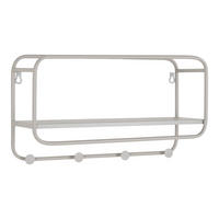 HUTABLAGE  in Hellgrau  - Hellgrau, Basics, Metall (45/25/15cm) - MID.YOU