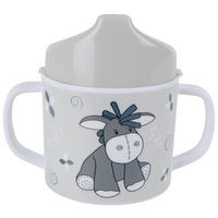 BARNMUGG  - vit/grå, Trend, plast (7,5/10cm) - My Baby Lou