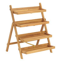 Etajeră Pentru Exterior - culoare lemn acacia, Romantik / Landhaus, lemn (67/84/58cm) - Ambia Garden