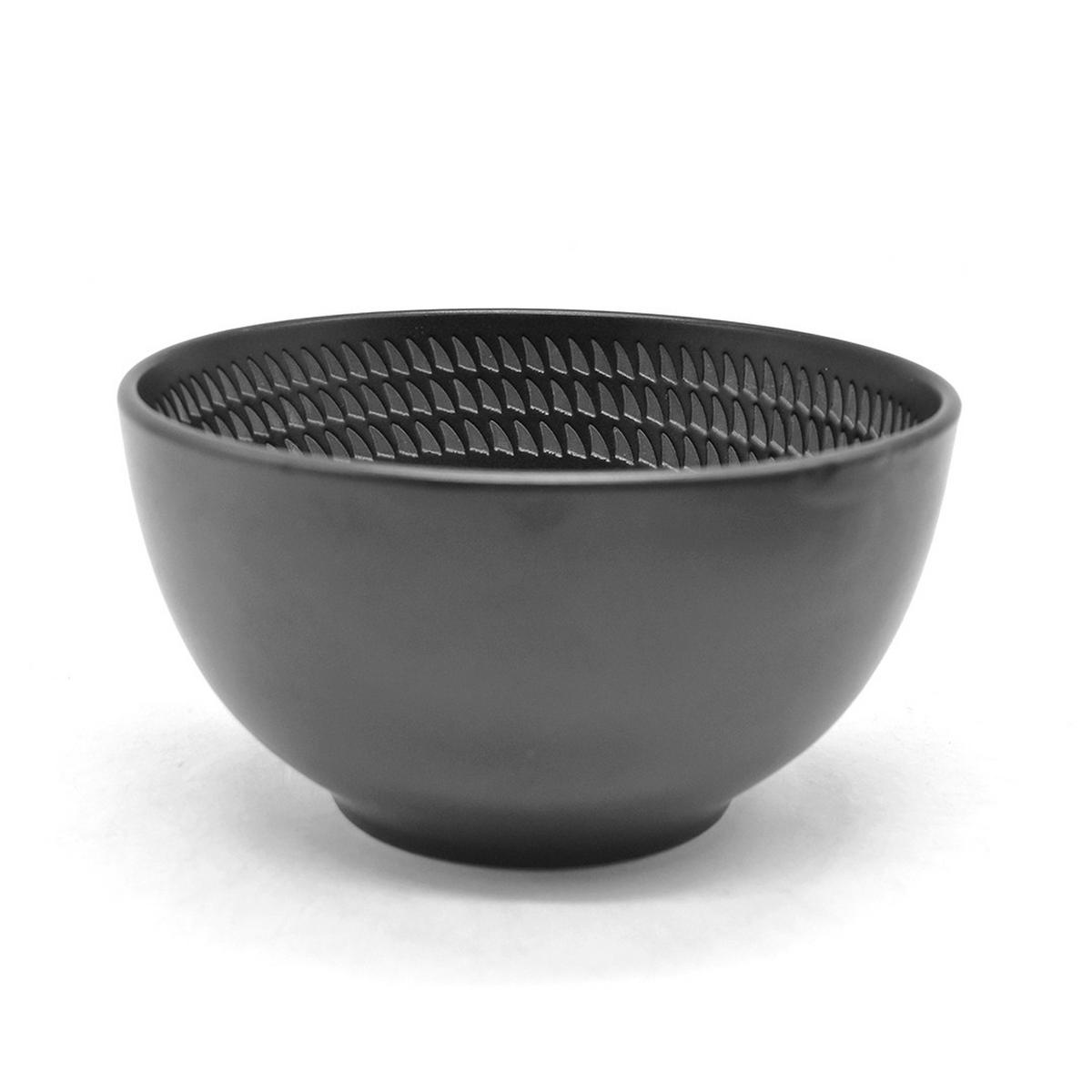 KOMBISERVICE BlackStyle 30-teilig  - Schwarz, Basics, Keramik (16kg) - Echtwerk