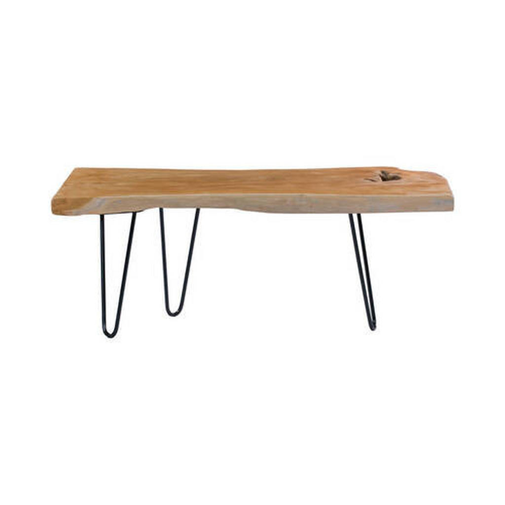 XXXL KONFERENČNÍ STOLEK, barvy teak, dřevo, kov, 100/25-40/40 cm